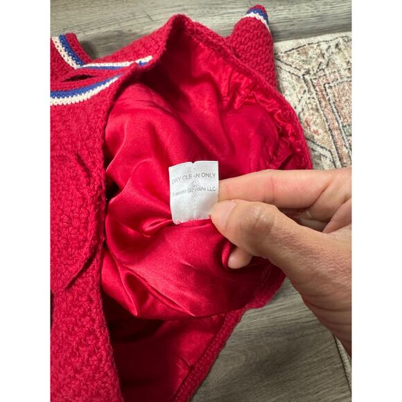 Frances Valentine Angie Cardigan Coat in Red size XS - Picture 5 of 7